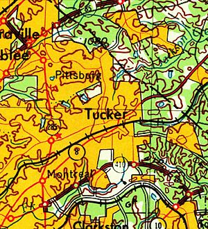 Tucker Georgia Geological Survey 1964