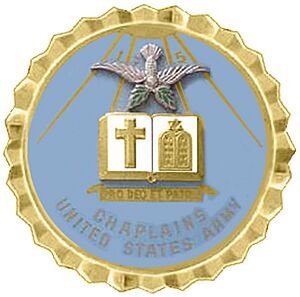 US Army Civilian Clothing Chaplain Button