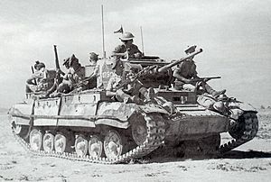 Valentine tank Mk3 desert