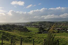 View of south Kaitaia from Okahu Road