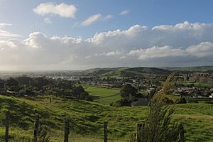 View of south Kaitaia from Okahu Road