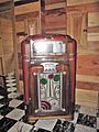 Wurlitzer jukebox at large meeting room in Hacienda Lealtad in Lares, Puerto Rico