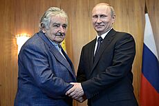 Встреча с Президентом Уругвая Хосе Мухикой - 1