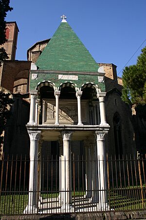 6140 - Bologna - San Francesco - Alberto di Guidobono e Albertino d'Enrico, Arca di Odofredo (+1265) - Foto Giovanni Dall'Orto, 9-Feb-2008