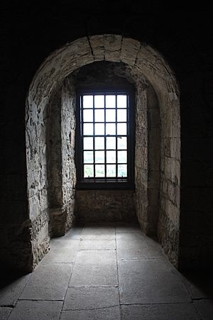 A window alcove at Castle Campbell