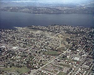 Aerial of Rainier Valley, 1970