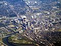 Aerial view of Columbus, Ohio, September 2015