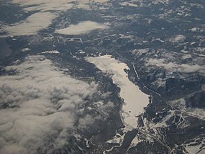 Aerial view of Keechelus Lake 01