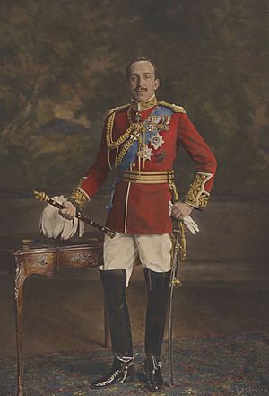 Alfonso XIII in uniform of a British Field Marshall