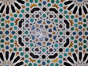 Alicatados de la Sala del Mexuar, la Alhambra