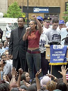 Alicia Keys at Education Rally