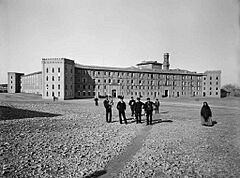 Aljaferia as a quartering of military regiments 1889
