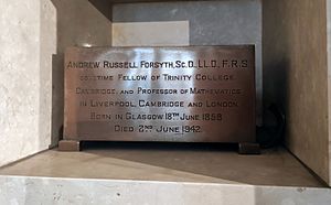 Andrew Russell Forsyth - Golders Green Crematorium
