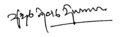 Anura Kumara Dissanayake Signature