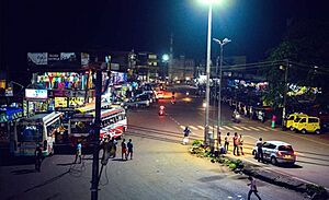 Badiyadka Town Night View