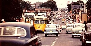Baltimore-Harford-Road-Southbound-at-White-Avenue-1956
