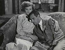 Barbara Billingsley and Bruce Edwards in "Prejudice" (1949) (cropped)