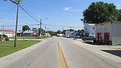 Looking northeast on Ohio Highway 41/136 in Bentonville