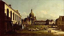 Bernardo Bellotto, Neumarkt in Dresden, 1747