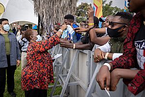 Bintu Keita at the Amani Festival in 2022