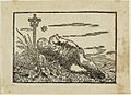 Caspar David Friedrich - Knabe auf einem Grab schlafend
