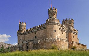 Castle of the Mendoza in Manzanares el Real