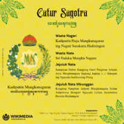 Catur Sagotra - Kadipatèn Mangkunagaran