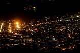 Central Freetown at night, Sierra Leone. January1 2014