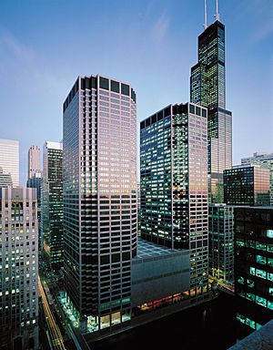 Cme building aerial view