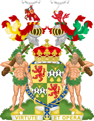 Coat of Arms of Alexander Duff, 1st Duke of Fife