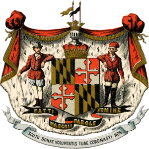 Coat of arms of Maryland (1876)
