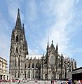 Cologne cathedrale vue sud