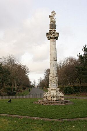 Column, Springburn Park (geograph 5307441)