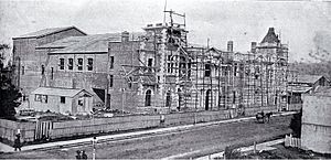 Construction of Canterbury Hall