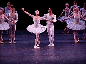 Darcey Bussell, curtain call for Theme and Variations