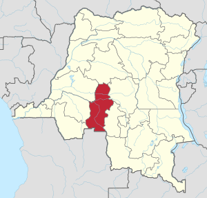 Location of Kasaï
