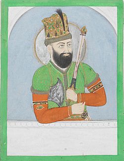 Depiction of Shah Mahmud Durrani