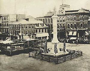 Downtown Lancaster, Pennsylvania 1874