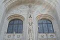 Dragon relief above main entrance Scranton Cultural Center