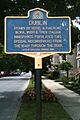 Dublin Historic Marker Saratoga Springs NY