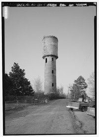 The old Marvel Water Tower, photographed in 1993