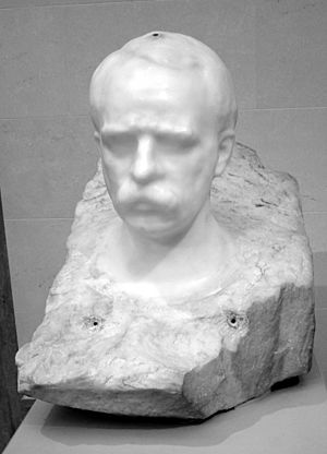 Edward H Harriman bust