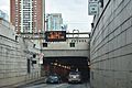 Entrance to Holland Tunnel in New Jersey