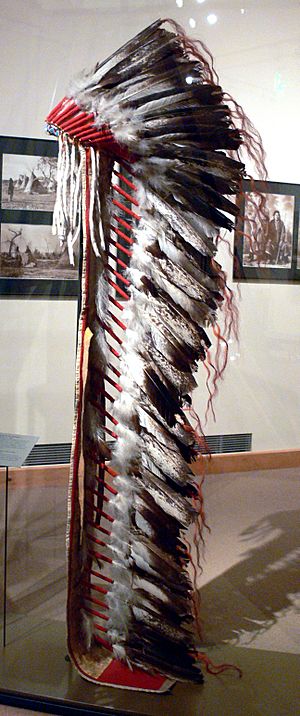 Feather headdress Comanche EthnM
