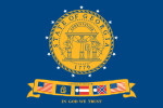 Flag of the State of Georgia (2001-2003)