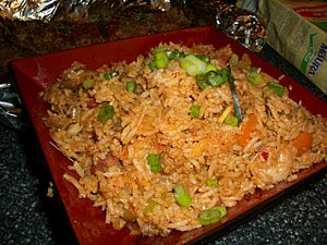 Fried rice in Singapore