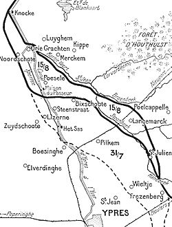 Front line after Battle of Langemarck, 16-18 August 1917.jpg