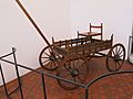 Funerary chariot in the archeological museum of Strasbourg