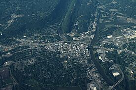 Aerial photo of downtown Gadsden