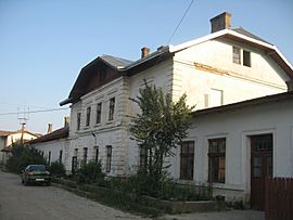The old railway station in Dărmănești